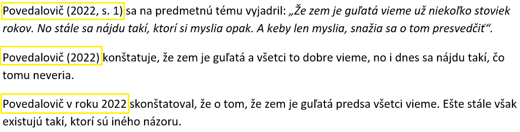 parafraza a citacia v diplomovej pracu