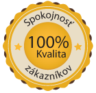 100% spokojnosť zákazníkov
